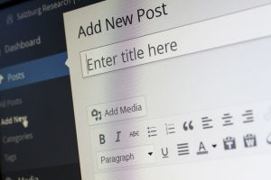 add new post in WordPress screen